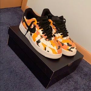 Army Fatigue Air Force 1’s With Box